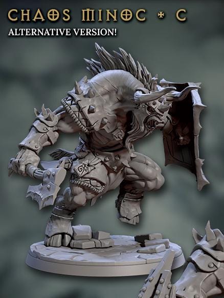 Chaos Minoc, Set 2 (4 Variants Available) - Artisan Guild