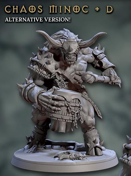 Chaos Minoc, Set 2 (4 Variants Available) - Artisan Guild