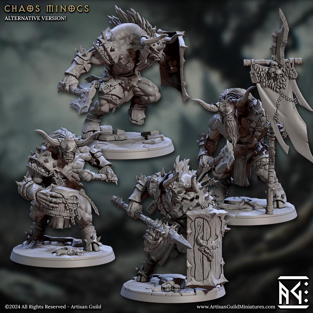 Chaos Minoc, Set 2 (4 Variants Available) - Artisan Guild