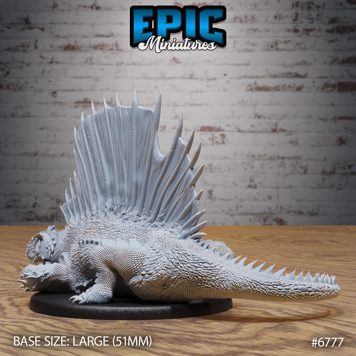 Dimetrodon, Prehistoric Beast (3 Variants Available) - Epic Miniatures