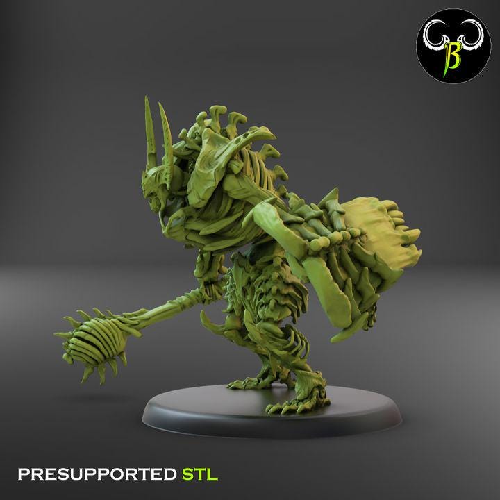 Marrow Construct, Shield Squad B (3 Variants Available) - Clay Beast Creations
