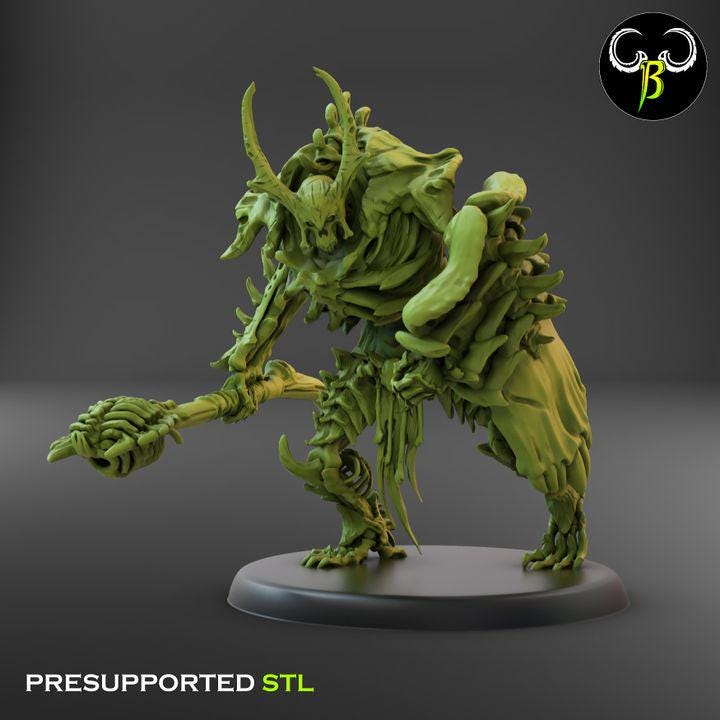 Marrow Construct, Shield Squad B (3 Variants Available) - Clay Beast Creations