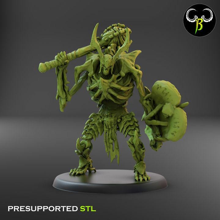 Marrow Construct, Shield Squad B (3 Variants Available) - Clay Beast Creations