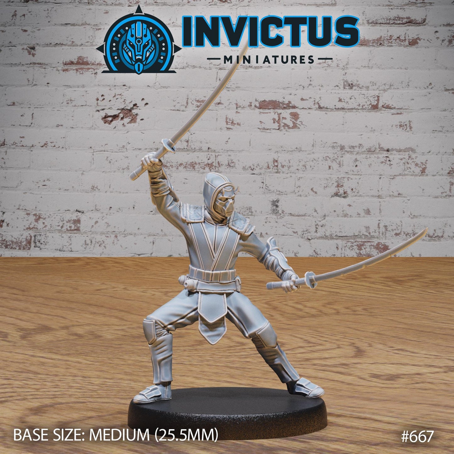 Ninja Clan, Set 2 (4 Variants Available) - Invictus Miniatures