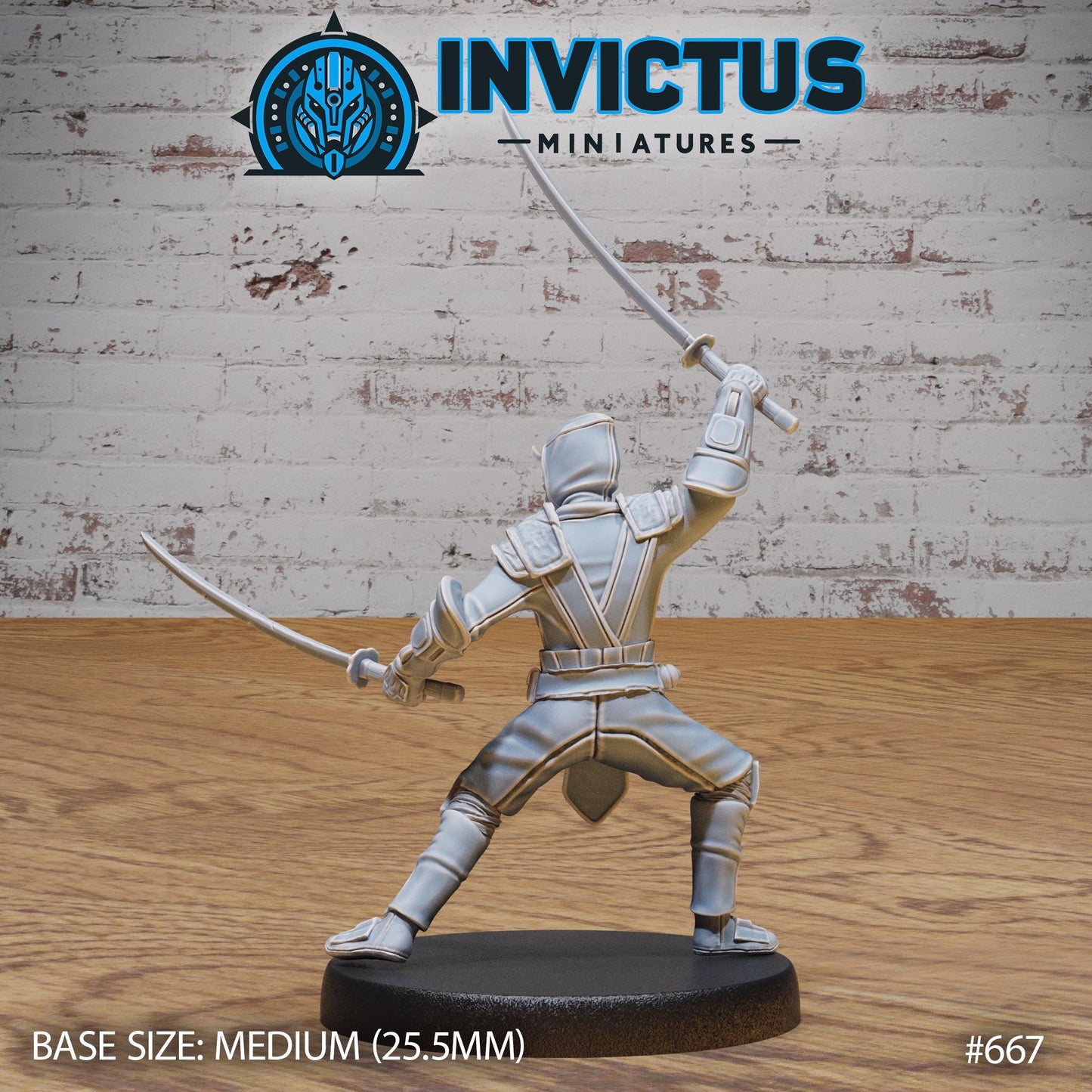 Ninja Clan, Set 2 (4 Variants Available) - Invictus Miniatures