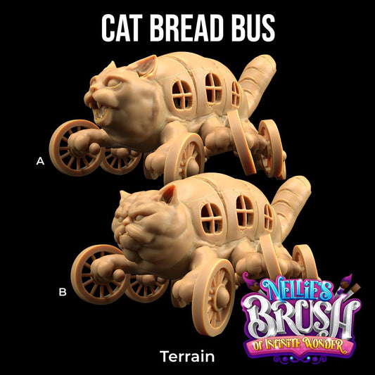 Cat Bread Bus (2 Variants Available) - Dragon Trapper's Lodge