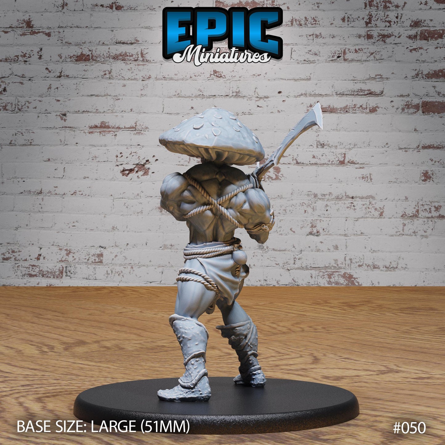 Mushroom Folk Barbarians (3 Variants Available) - Epic Miniatures