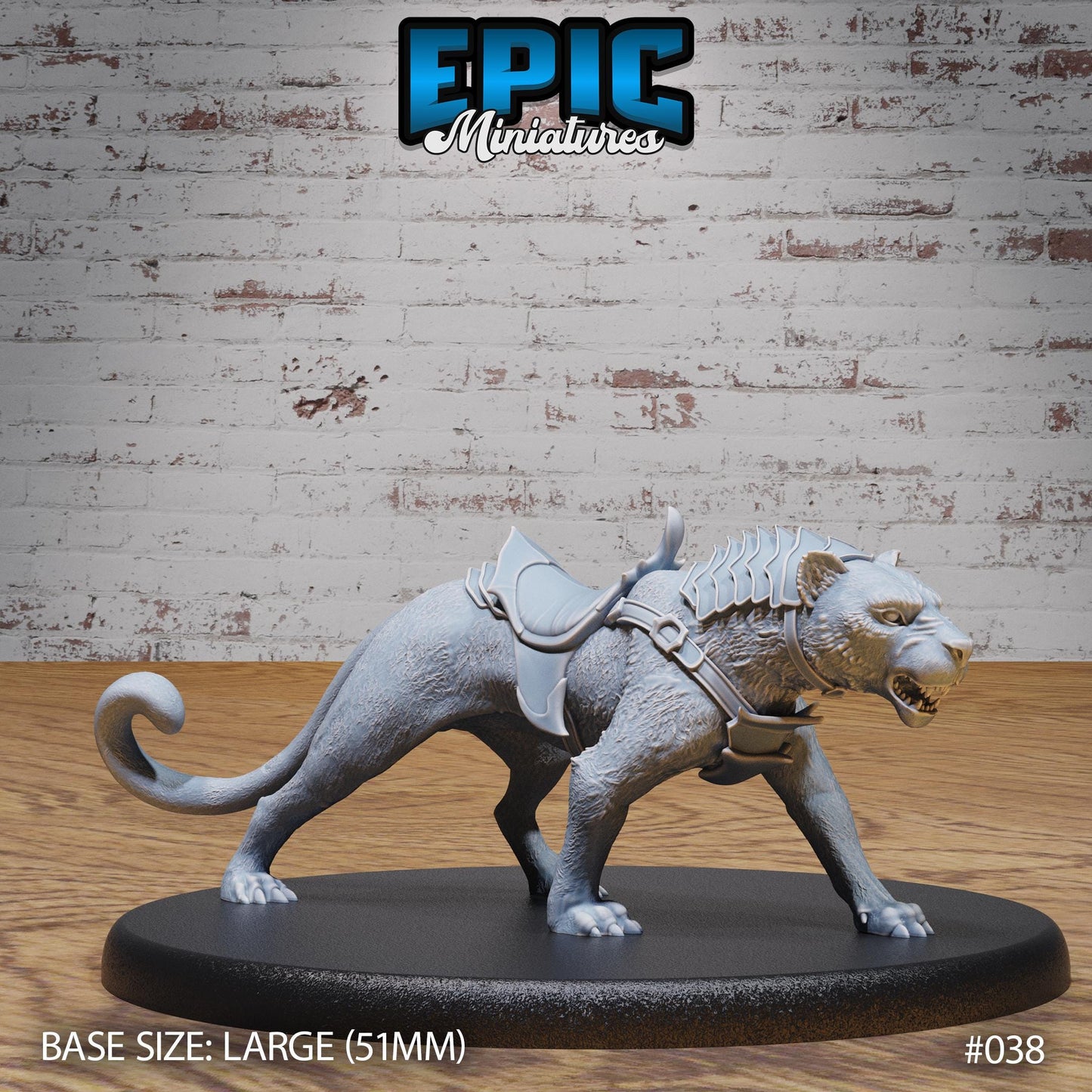 Black Panther Mount (2 Variants Available) - Epic Miniatures