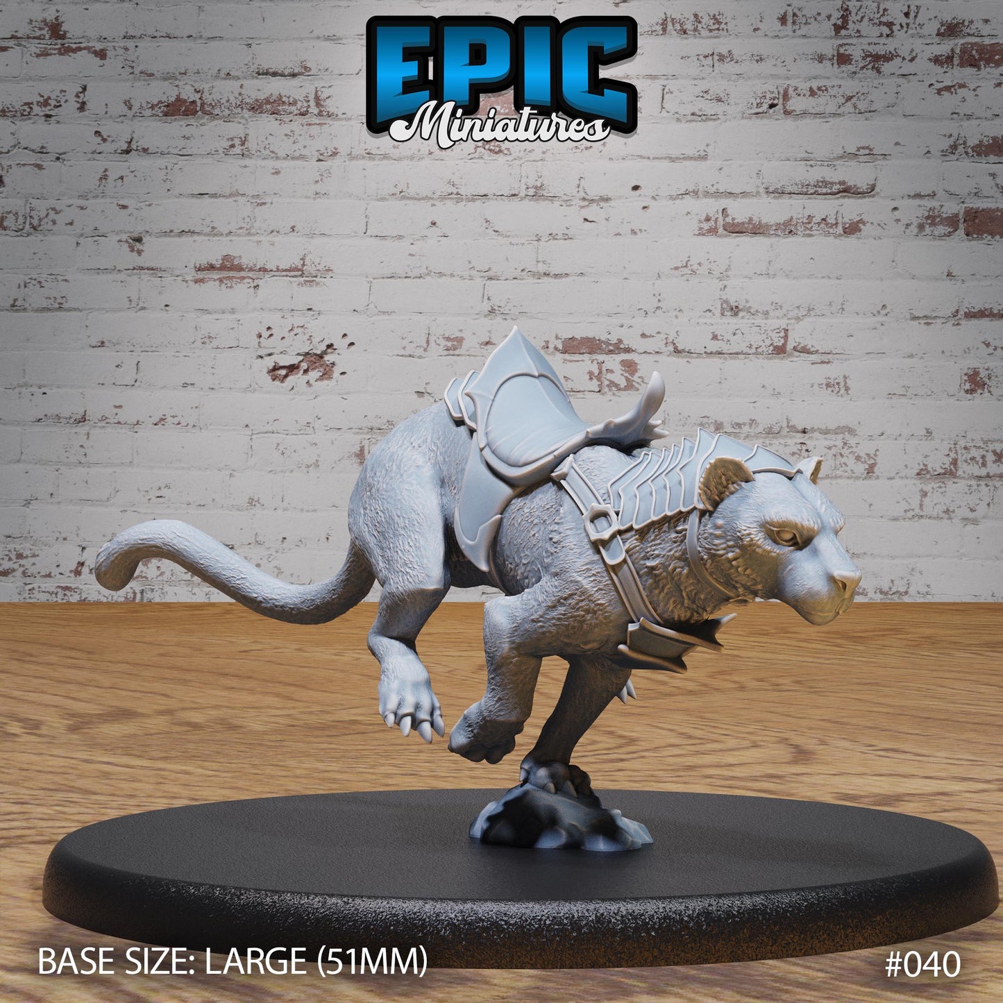 Black Panther Mount (2 Variants Available) - Epic Miniatures