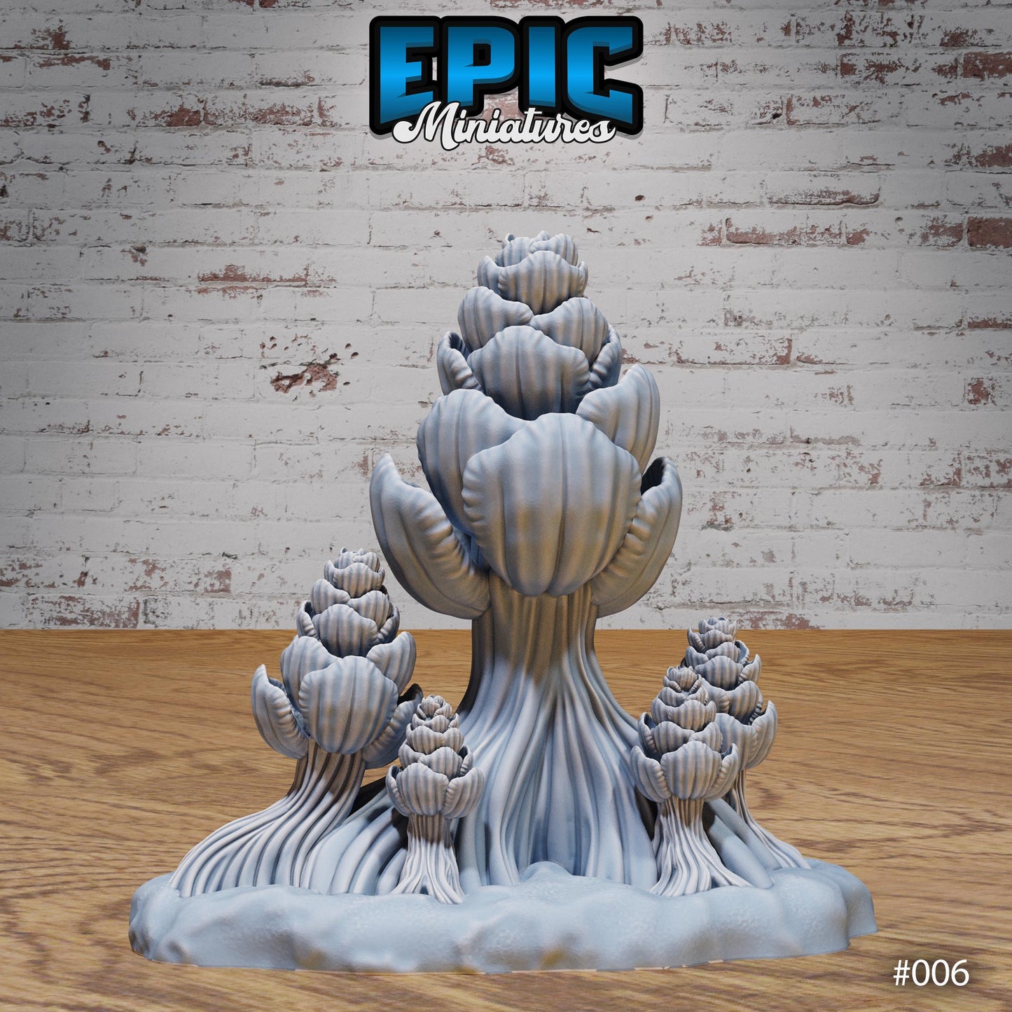 Underdark Mushroom Trees, Scatter Set (3 Variants Available) - Epic Miniatures