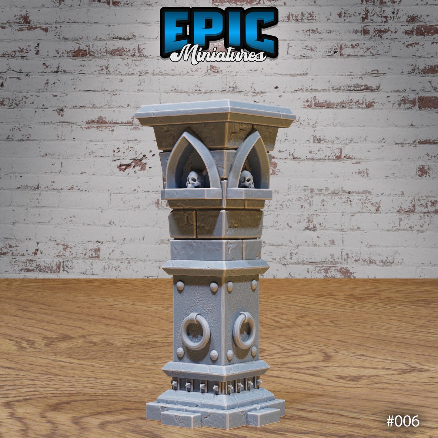 Underdark Columns and Floors, Terrain Pieces (5 Variants Available) - Epic Miniatures