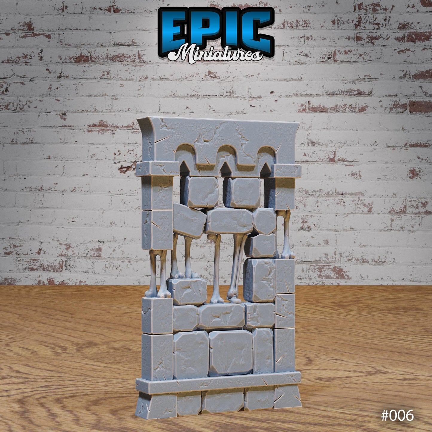 Underdark Walls, Terrain Pieces (5 Variants Available) - Epic Miniatures