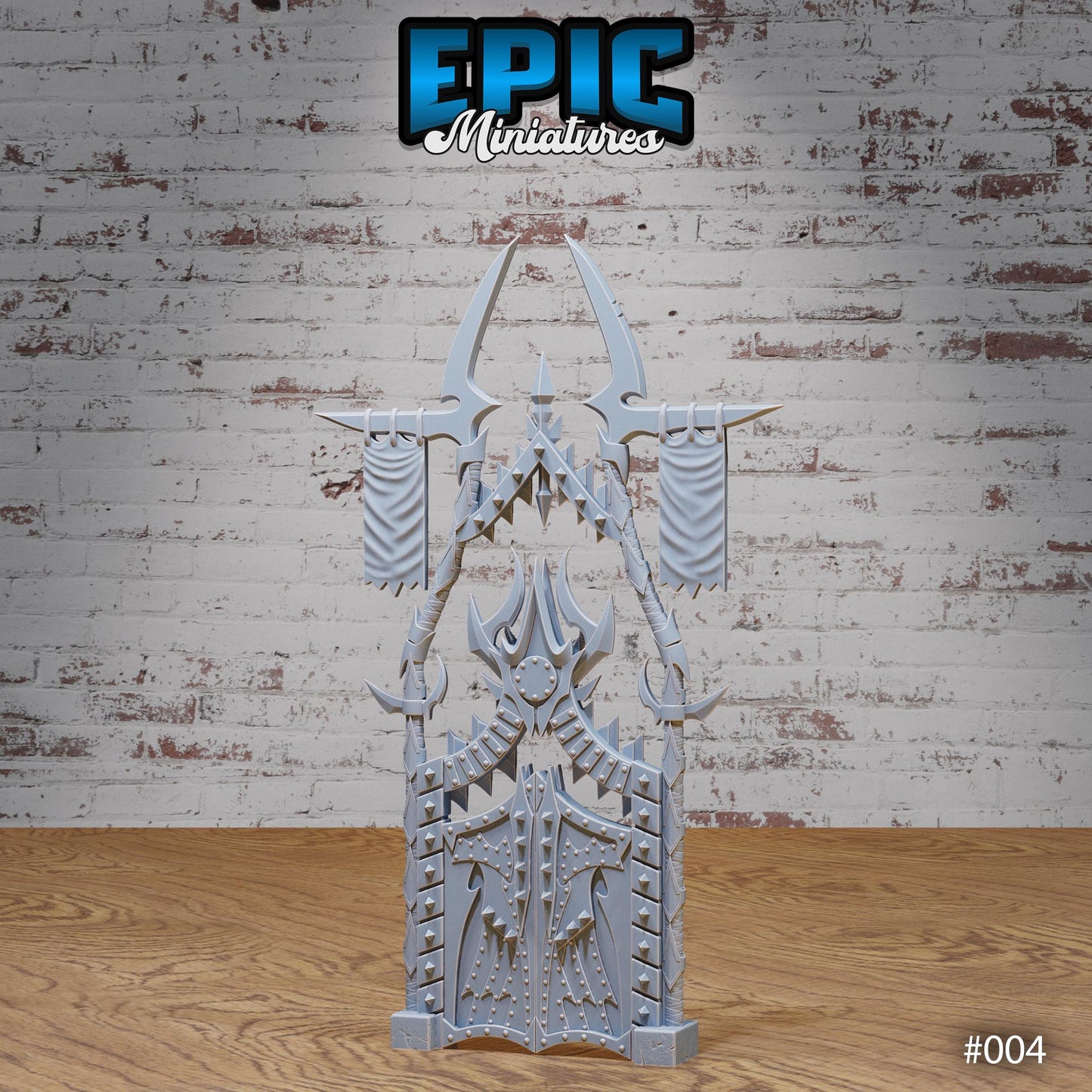 Dark Elf Siege Camp - Gate and Fences (3 Variants Available) - Epic Miniatures