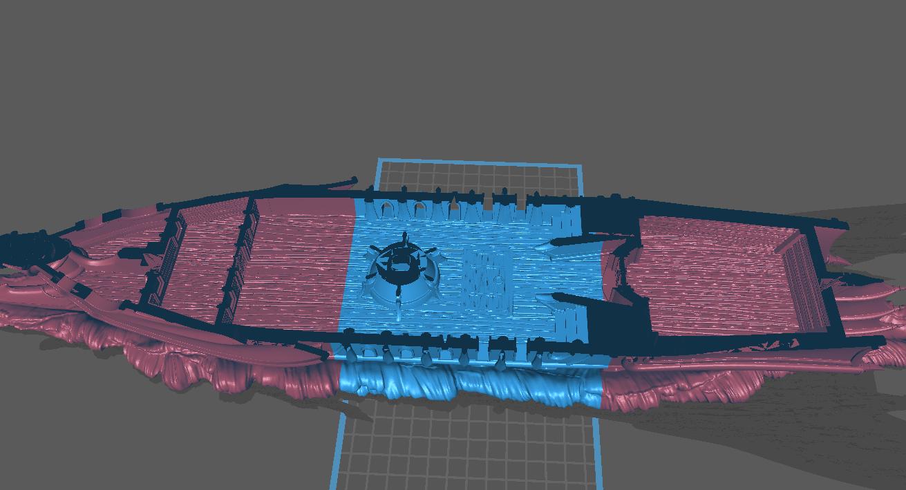 Dark Elf Ship, The Crescent (Playable Terrain Piece) - Epic Miniatures