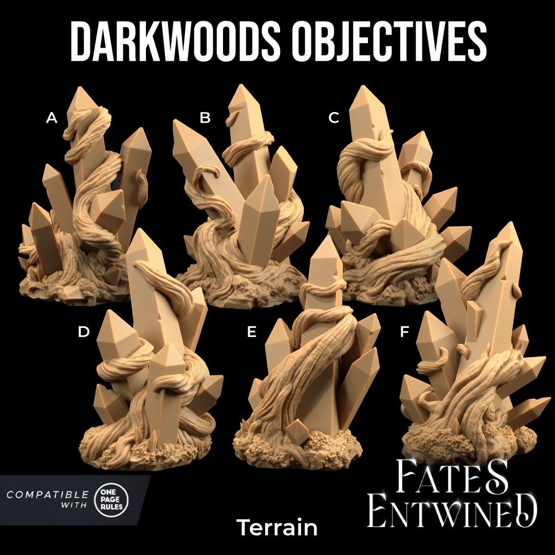 Darkwoods Objectives, Scatter Terrain (6 Variants Available) - Dragon Trapper's Lodge