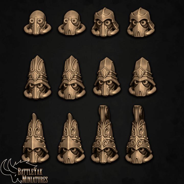 Guildenstern Gatewatch Heads, Customisation Pack - 28mm Scale (12 Variants Available) - Battle Yak