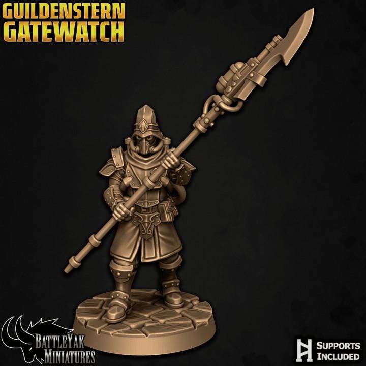 Gatewatch Officers, Long Weapons (6 Variants Available) - Battle Yak