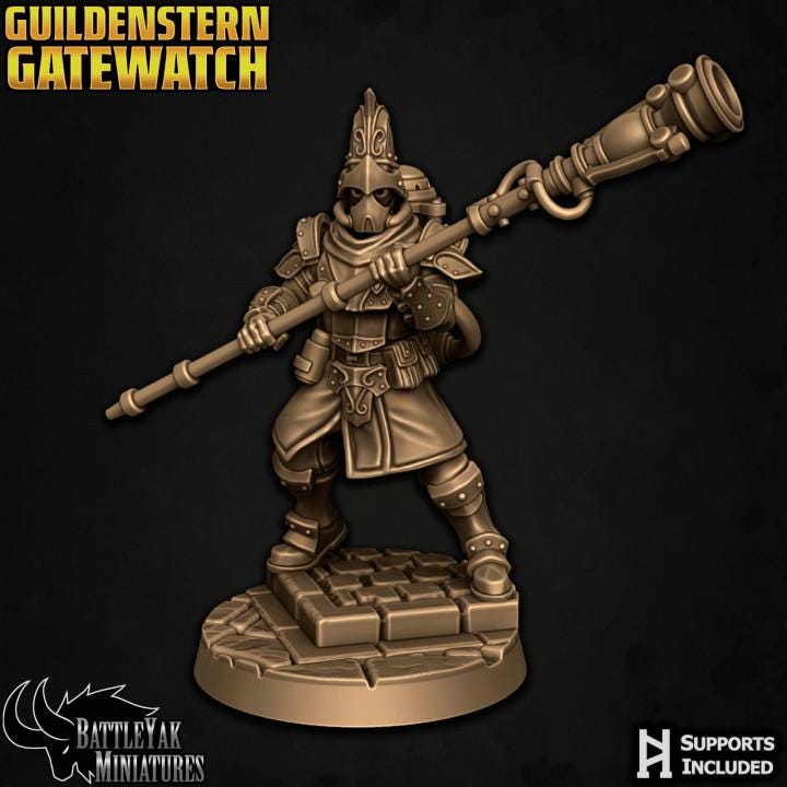 Gatewatch Officers, Long Weapons (6 Variants Available) - Battle Yak