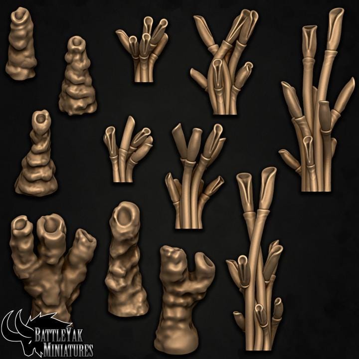 Abyssal Plane Terrain (12 Variants Available) - Battle Yak