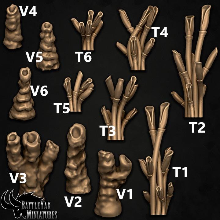 Abyssal Plane Terrain (12 Variants Available) - Battle Yak
