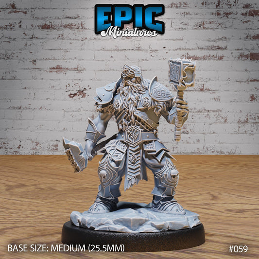 Royal Dwarf (3 Variants Available) - Epic Miniatures