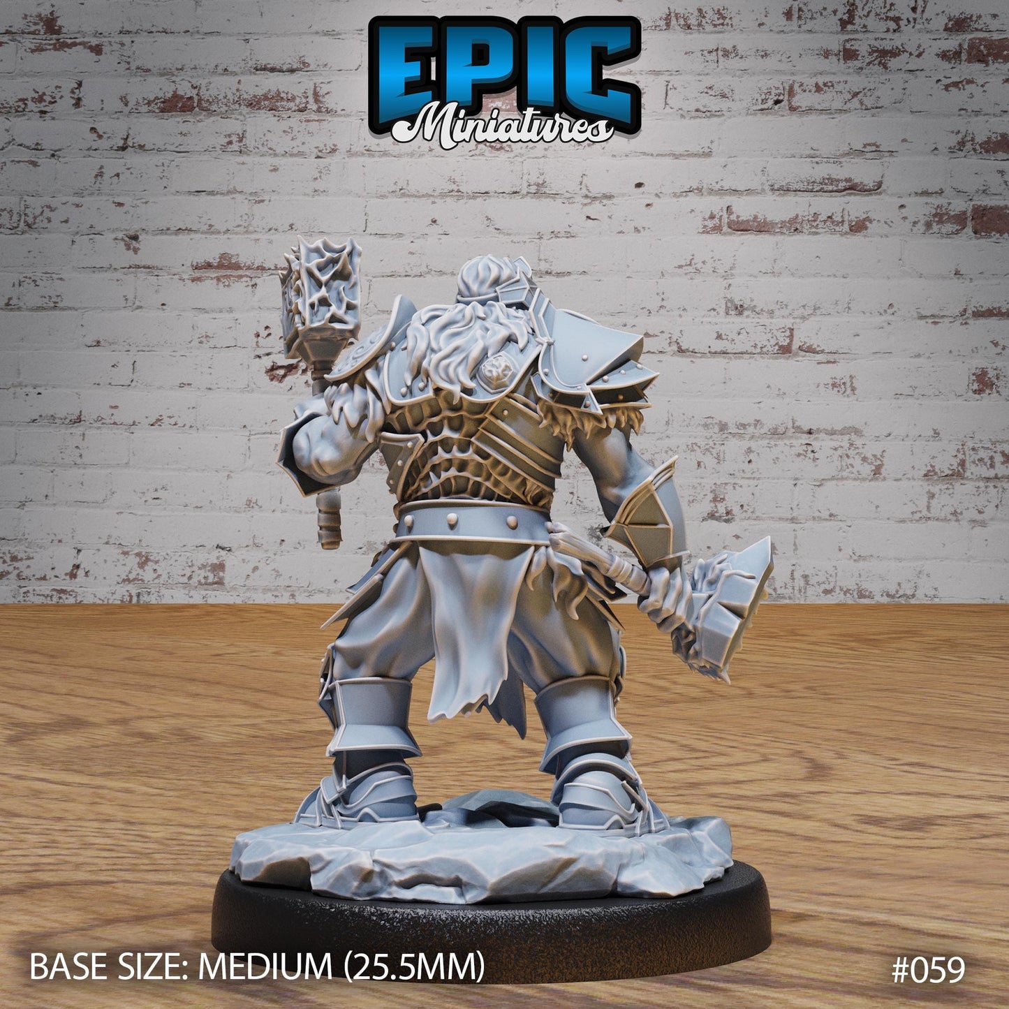Royal Dwarf (3 Variants Available) - Epic Miniatures