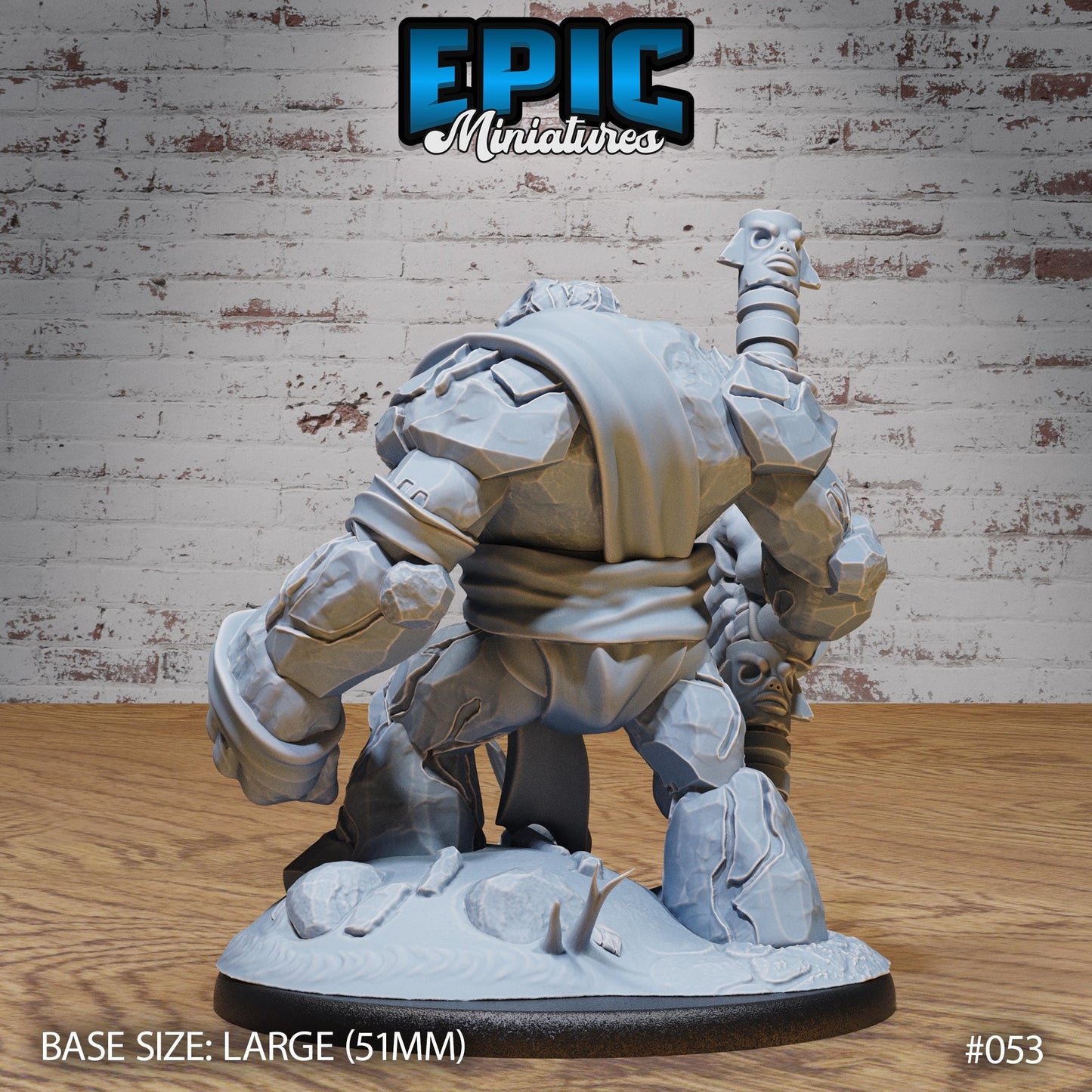 Stone Golem (3 Variants Available) - Epic Miniatures