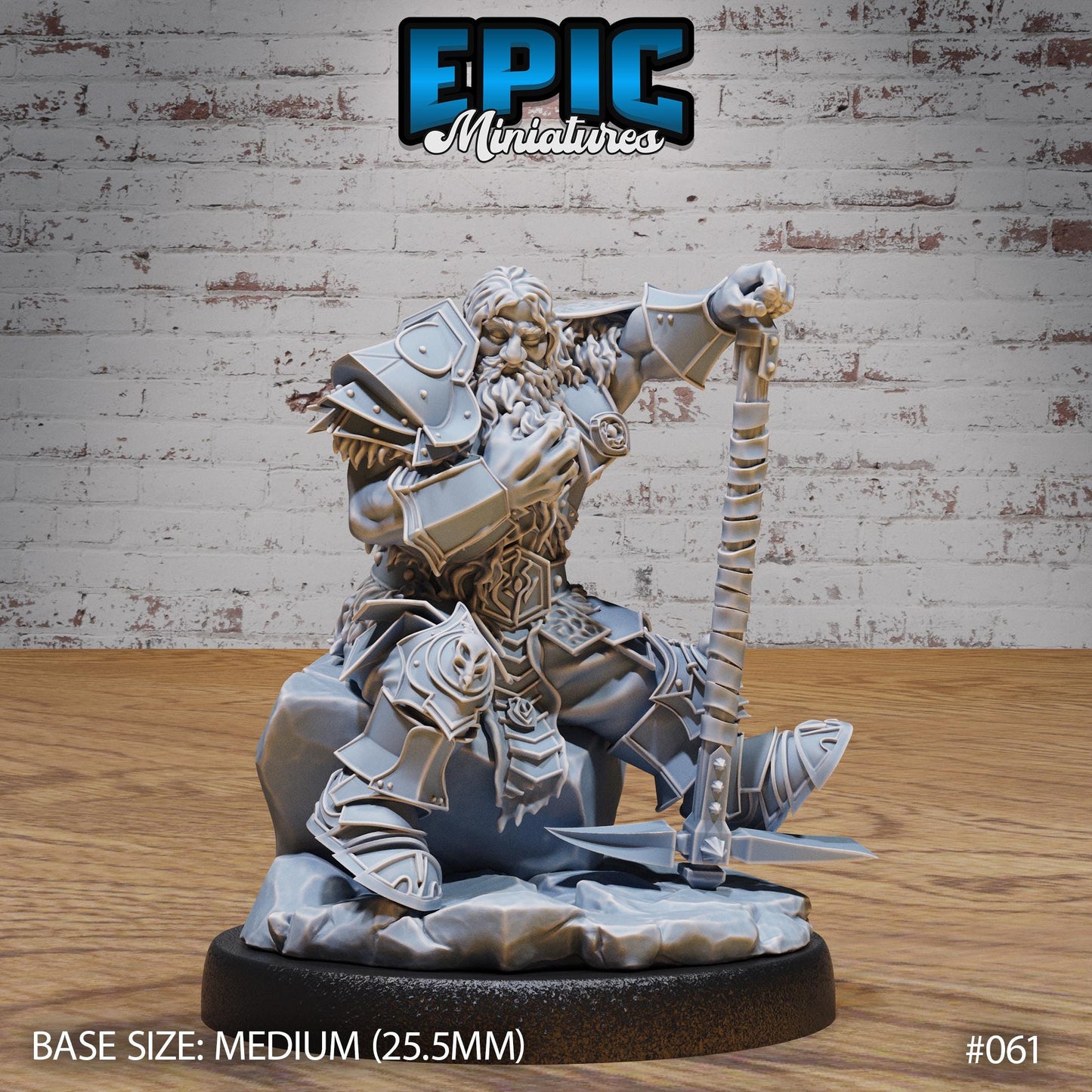 Royal Dwarf (3 Variants Available) - Epic Miniatures