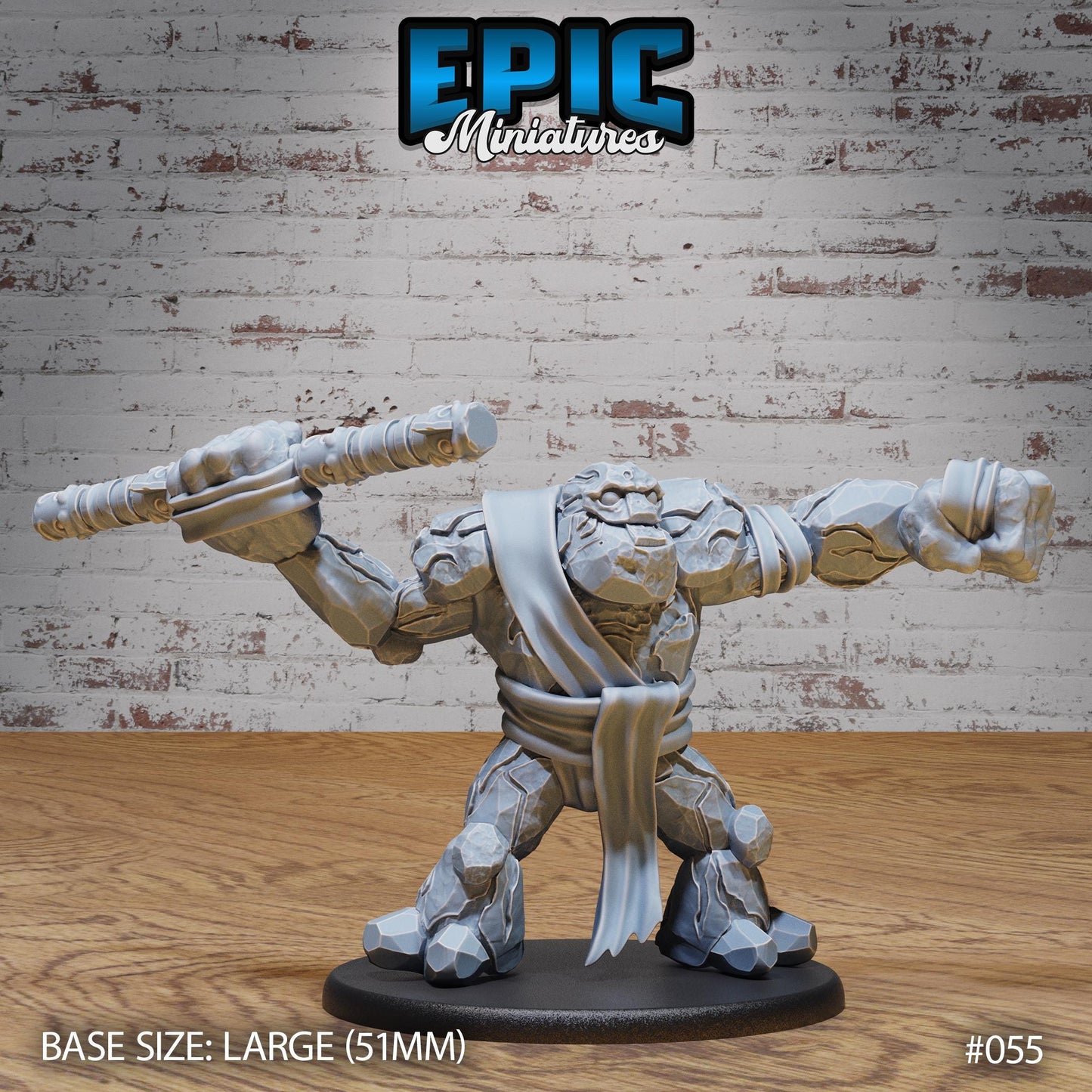 Stone Golem (3 Variants Available) - Epic Miniatures