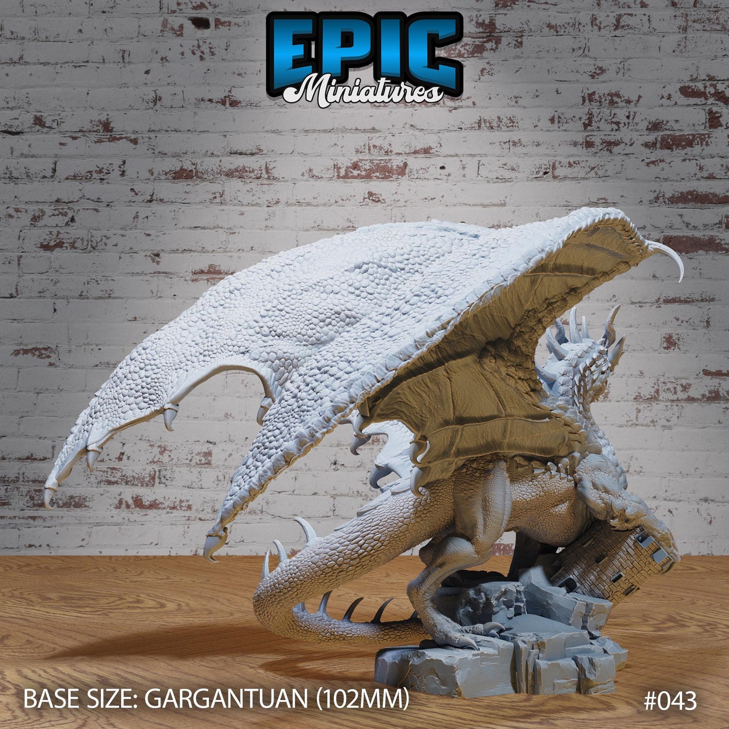 Chaos Red Dragon (3 Variants Available) - Epic Miniatures