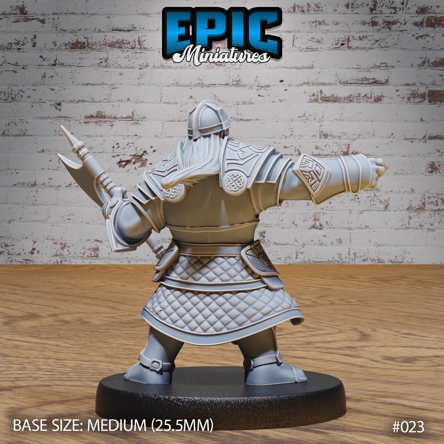 Dwarf Army Siege Commander - Epic Miniatures