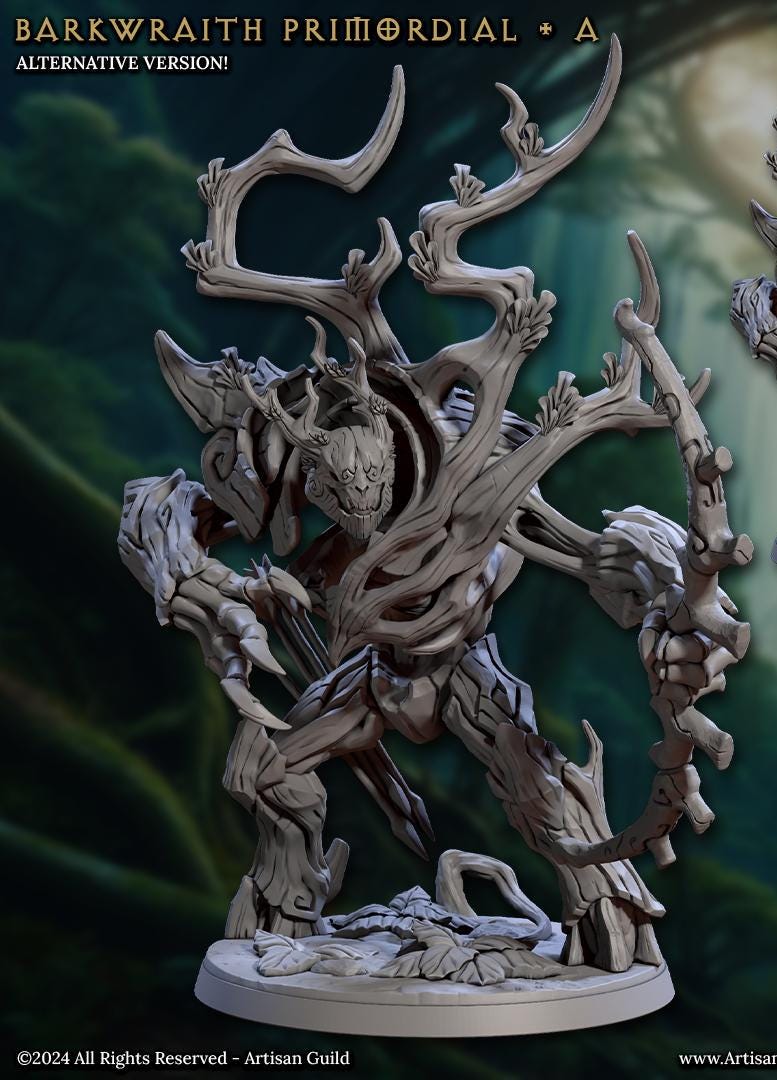 Barkwraith Primordials, Set 1 (4 Variants Available) - Artisan Guild