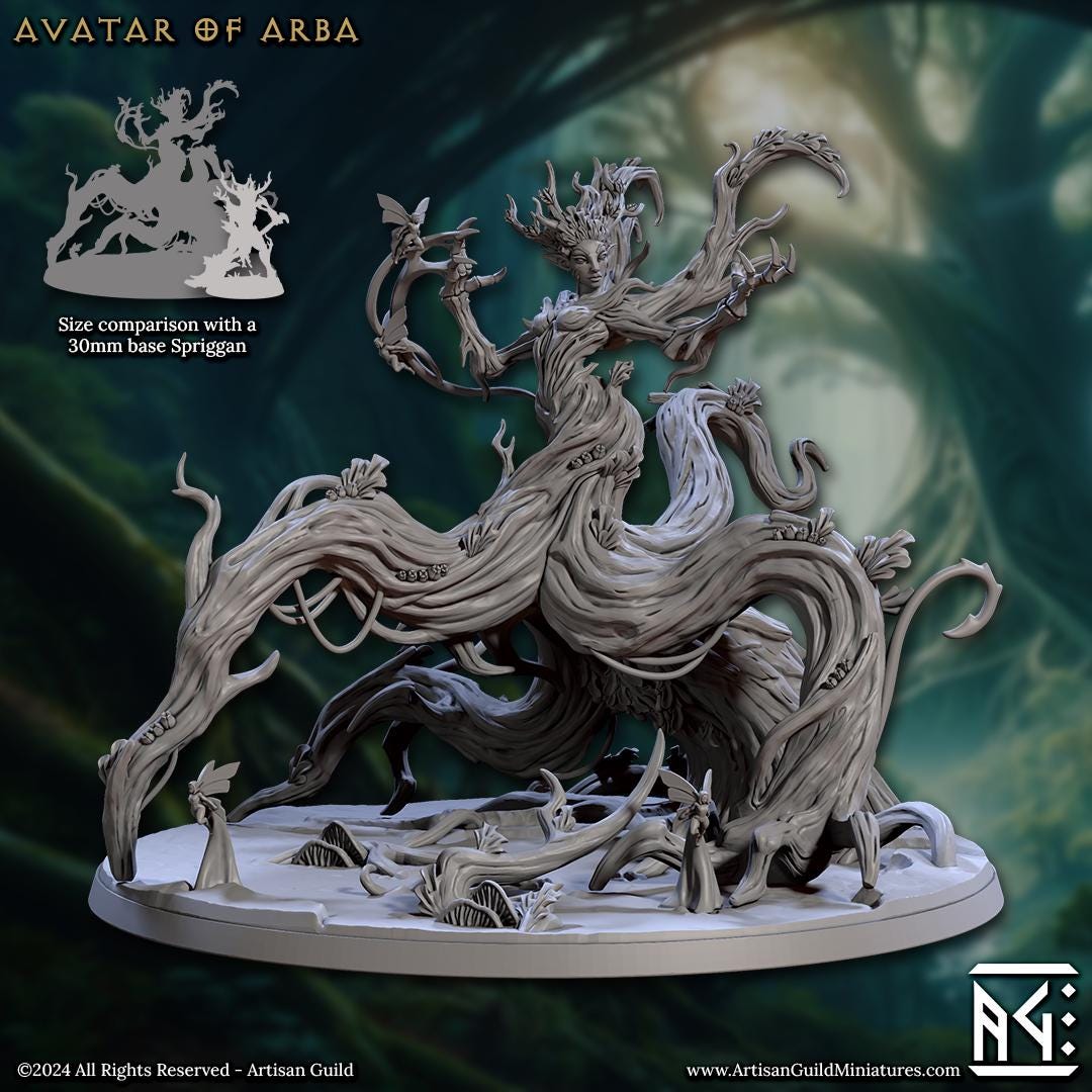 Avatar of Arba, with Pixies (3 Variants Available) - Artisan Guild