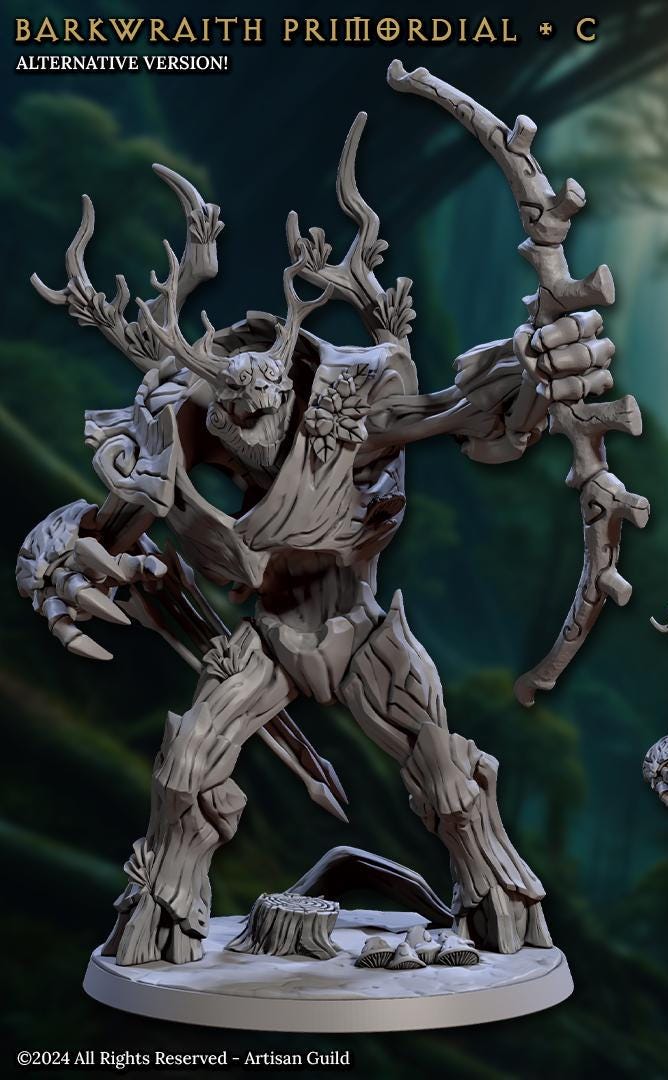 Barkwraith Primordials, Set 1 (4 Variants Available) - Artisan Guild