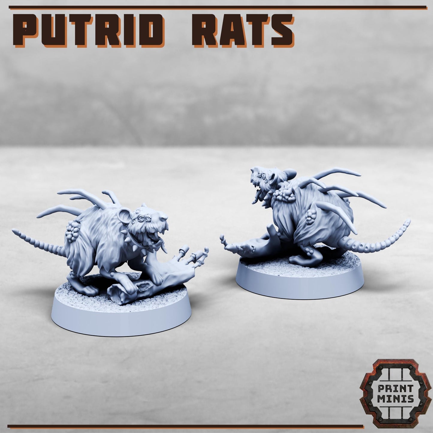 Putrid Rats (5 Variants Available) - Print Minis