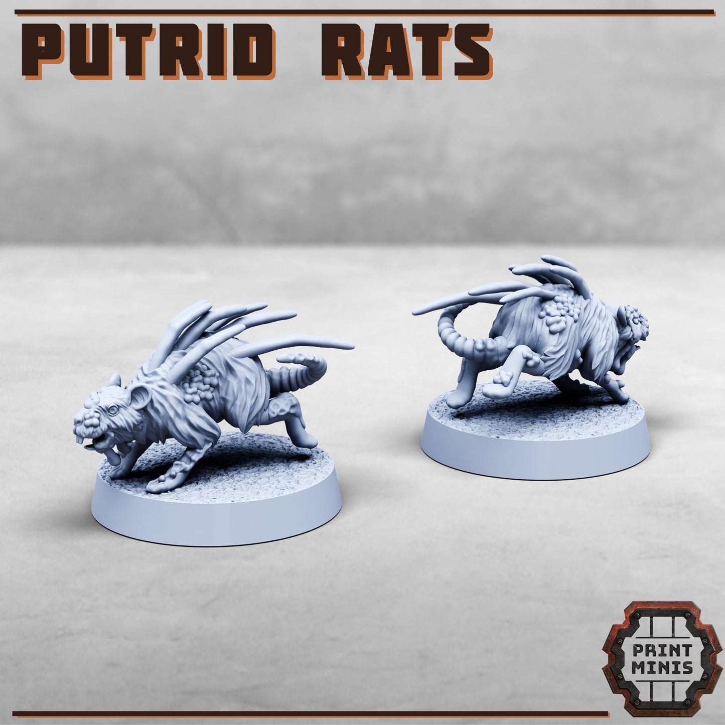 Putrid Rats (5 Variants Available) - Print Minis