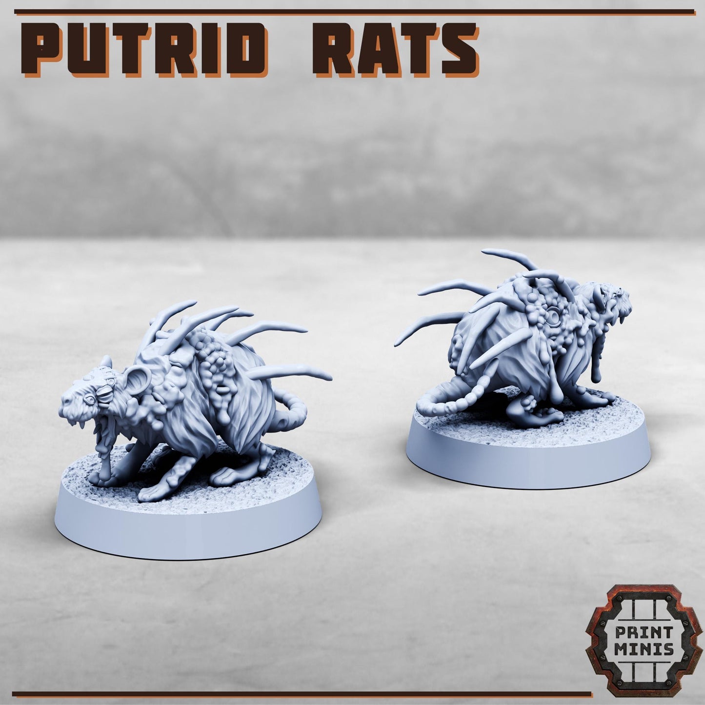 Putrid Rats (5 Variants Available) - Print Minis