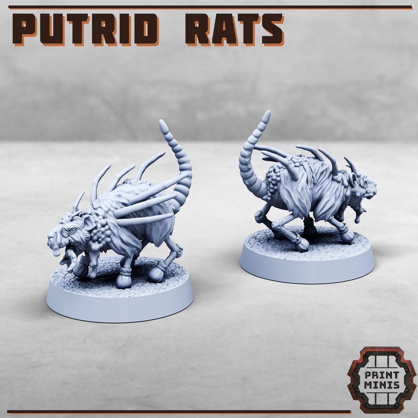 Putrid Rats (5 Variants Available) - Print Minis