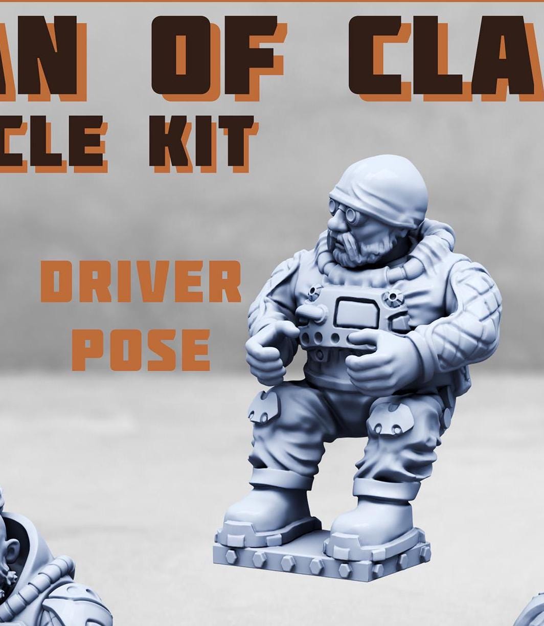 Clan of Cladhaich, Vehicle Riders (3 Variants Available) - Print Minis
