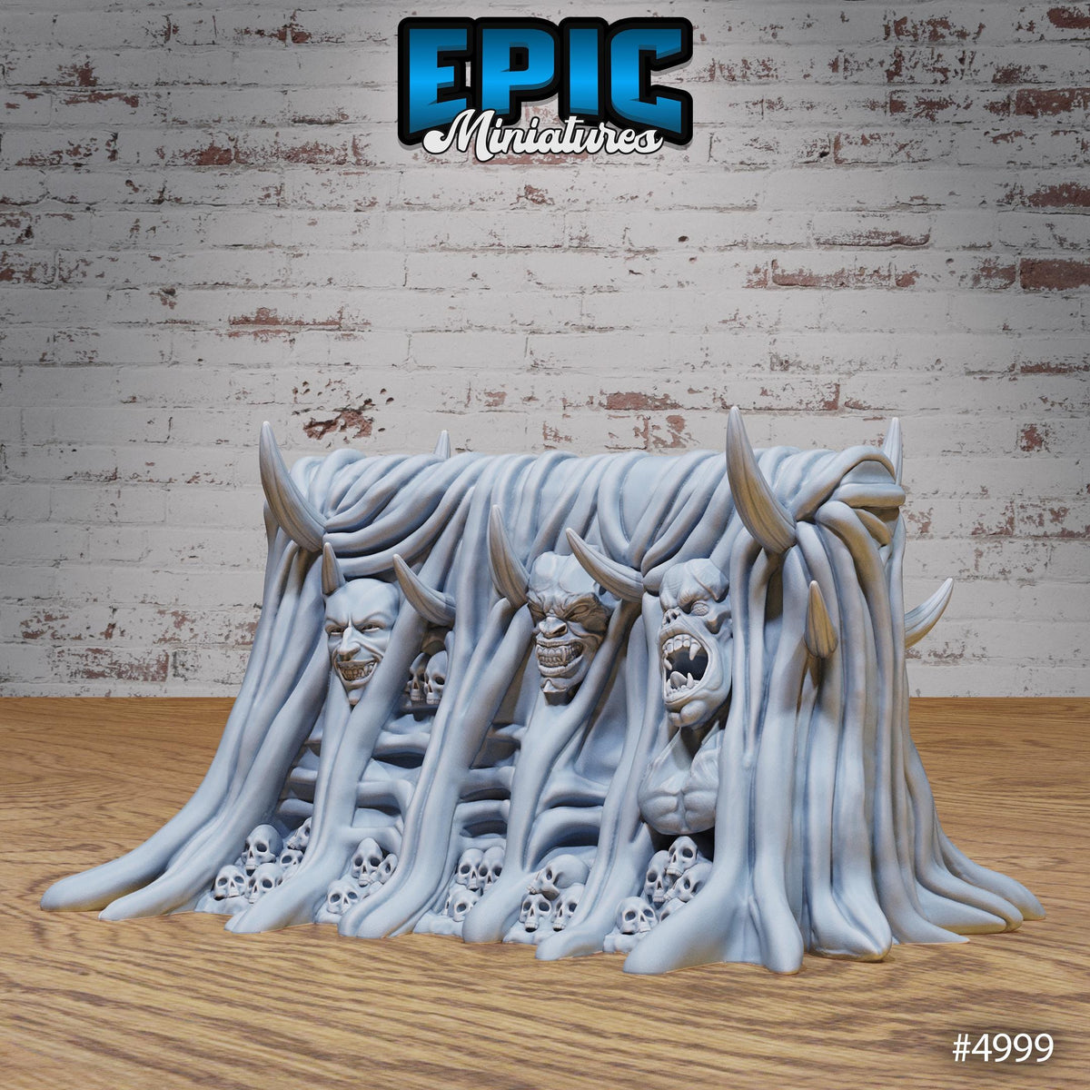 Hell Terrain - Living Walls (5 Variants Available) - Epic Miniatures