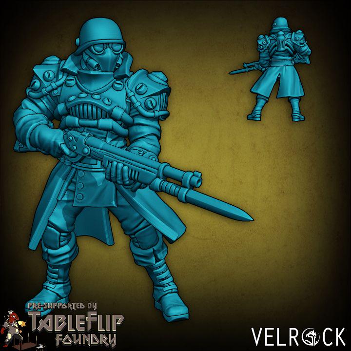 Industrialists Infantry, Male (4 Variants Available) - Velrock