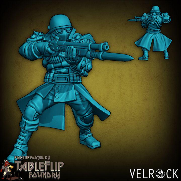 Industrialists Infantry, Male (4 Variants Available) - Velrock