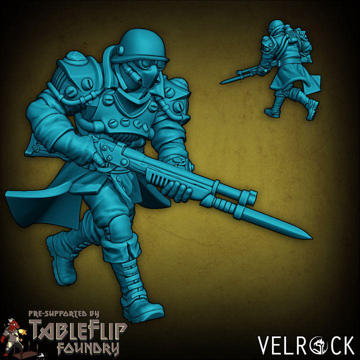 Industrialists Infantry, Male (4 Variants Available) - Velrock