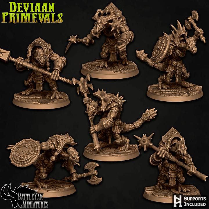 Deviaan Primevals, Armoured (6 Variants Available) - Battle Yak