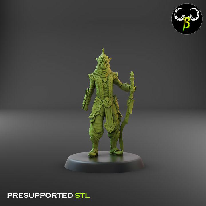 Dune Guard - Sword, Squad 3 (3 Variants Available) - Clay Beast Creations