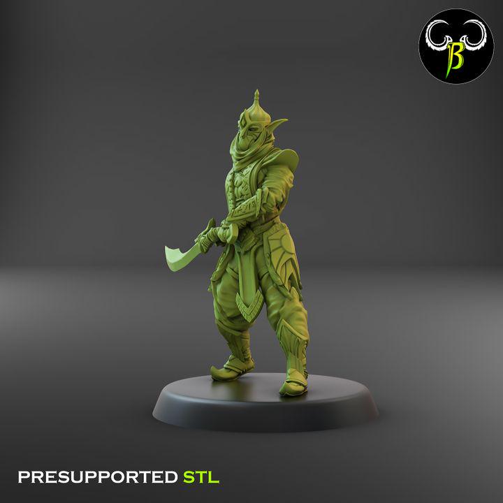 Dune Guard - Sword, Squad 2 (3 Variants Available) - Clay Beast Creations