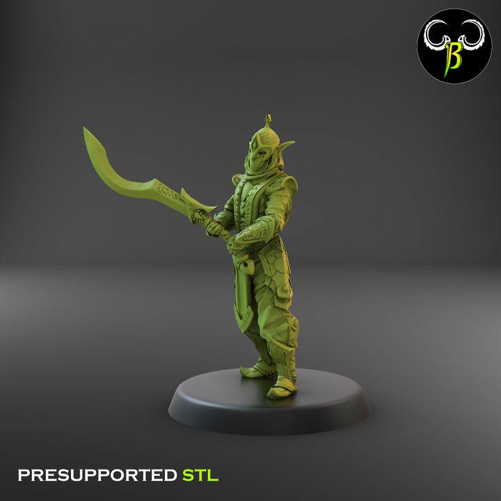 Dune Guard - Sword, Squad 1 (3 Variants Available) - Clay Beast Creations