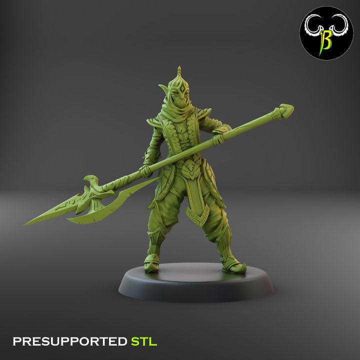 Dune Guard - Halberd, Squad 2 (3 Variants Available) - Clay Beast Creations