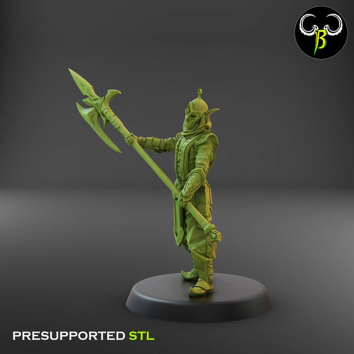 Dune Guard - Halberd, Squad 1 (3 Variants Available) - Clay Beast Creations