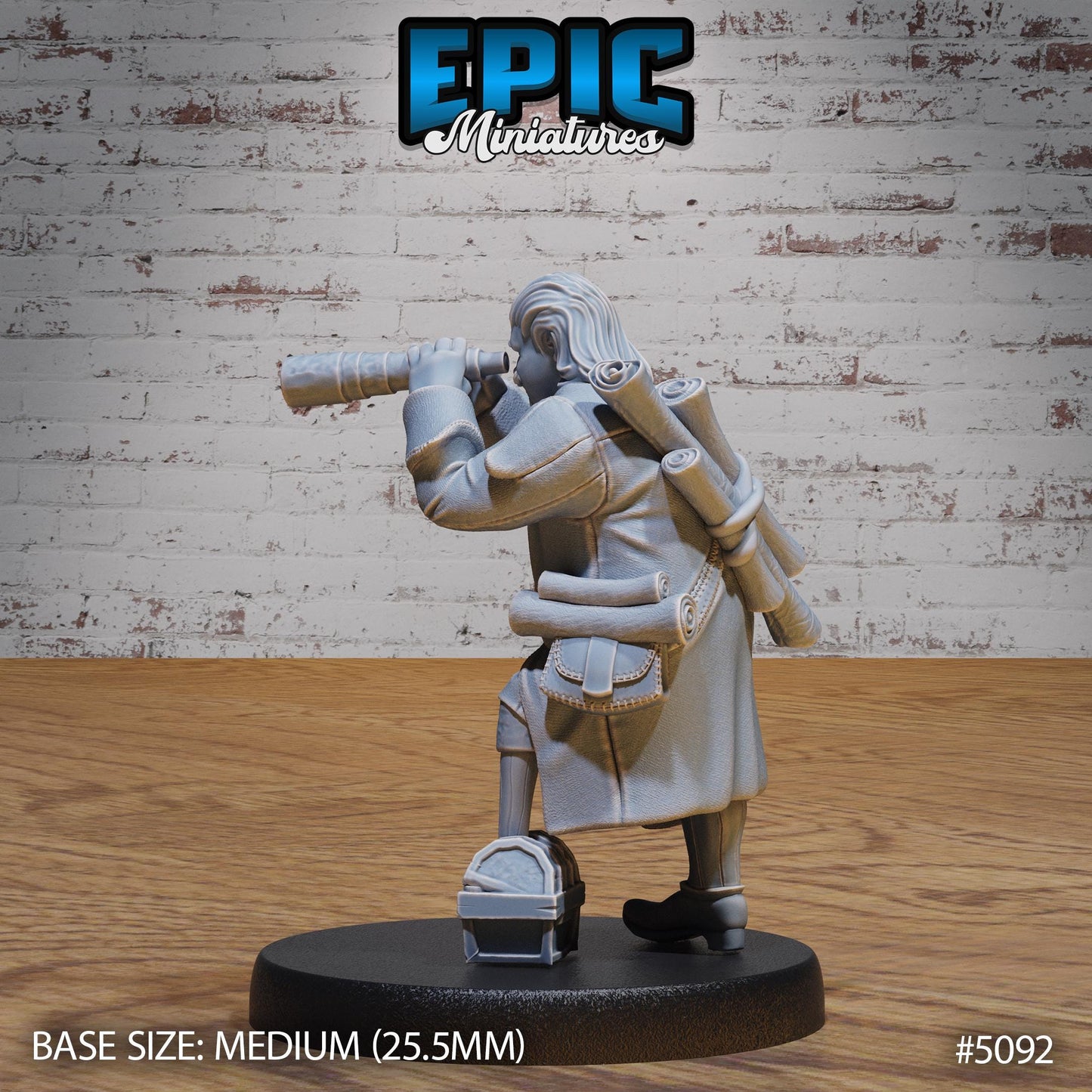 Halfling Ship Captain (3 Variants Available) - Epic Miniatures